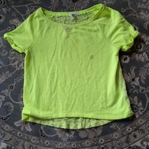 Bright yellow aeropostale tshirt